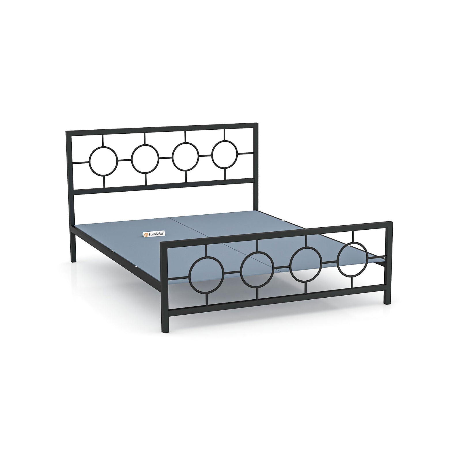 MetalCraft Durable Design Minimal Iron Bed - Furnishiaa -  -